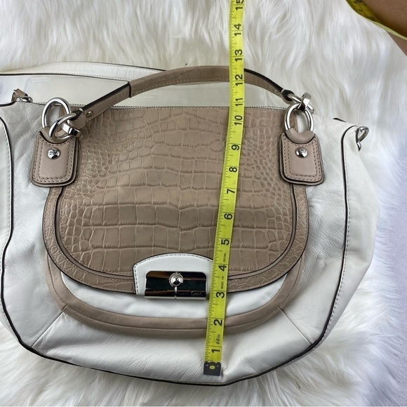 COACH KRISTIN SPECTATOR LEATHER SATCHEL BAG - Picture 7 of 9